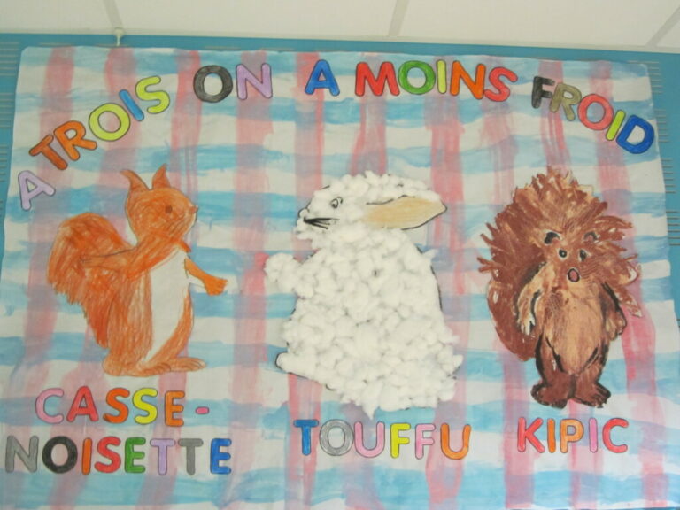 “A trois on a moins froid” – Ecole Nazareth Notre Dame de Monts